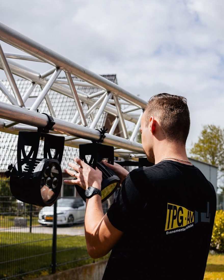 Bruiloft met licht en geluid van TPG-AV